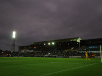 A general view of the ground during the FA Cup First Round match between Carlisle United and Wigan Athletic at Brunton Park in Carlisle, on...