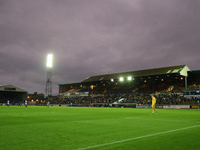 A general view of the ground during the FA Cup First Round match between Carlisle United and Wigan Athletic at Brunton Park in Carlisle, on...