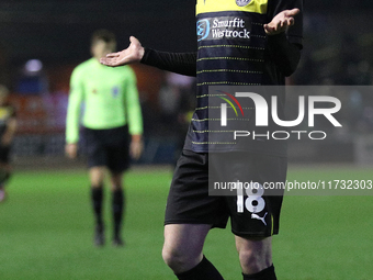 Jonny Smith of Wigan Athletic celebrates making it 2-0 to Wigan during the FA Cup First Round match between Carlisle United and Wigan Athlet...