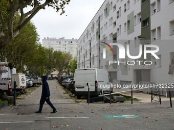 An 18-year-old man is shot dead in the Polygone district in Valence, Drome, on November 2, 2024. (