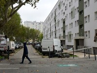 An 18-year-old man is shot dead in the Polygone district in Valence, Drome, on November 2, 2024. (