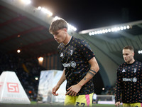 Andrea Cambiaso of Juventus participates in the Italian Serie A Enilive soccer championship football match between Udinese Calcio and Juvent...