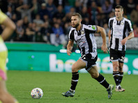 Jesper Karlstrom of Udinese participates in the Italian Serie A Enilive soccer championship football match between Udinese Calcio and Juvent...