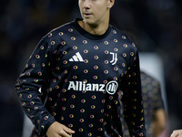 Javier Gil Puche of Juventus plays during the Italian Serie A Enilive soccer championship match between Udinese Calcio and Juventus FC at Bl...