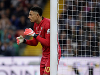 Maduka Okoye of Udinese participates in the Italian Serie A Enilive soccer championship football match between Udinese Calcio and Juventus F...