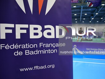 The French Badminton Championships for disabled people take place in Valence, Drome, on November 2, 2024. (