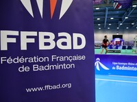 The French Badminton Championships for disabled people take place in Valence, Drome, on November 2, 2024. (