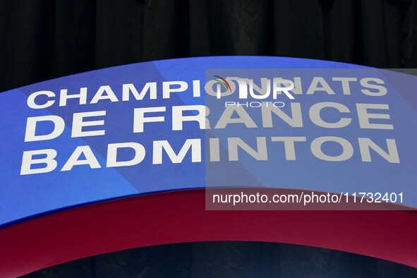 The French Badminton Championships for disabled people take place in Valence, Drome, on November 2, 2024. 