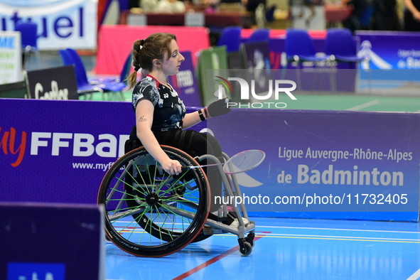 The French Badminton Championships for disabled people take place in Valence, Drome, on November 2, 2024. 