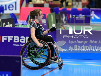 The French Badminton Championships for disabled people take place in Valence, Drome, on November 2, 2024. (