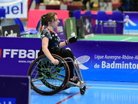 The French Badminton Championships for disabled people take place in Valence, Drome, on November 2, 2024. (