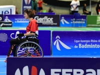 The French Badminton Championships for disabled people take place in Valence, Drome, on November 2, 2024. (