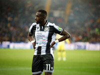 Hassane Kamara of Udinese participates in the Italian Serie A Enilive soccer championship football match between Udinese Calcio and Juventus...