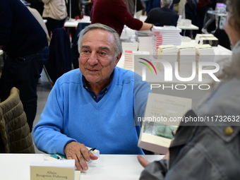 Allain Bougrain Dubourg attends the first book fair in Valence, Drome, on November 2, 2024. (