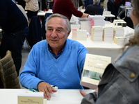 Allain Bougrain Dubourg attends the first book fair in Valence, Drome, on November 2, 2024. (