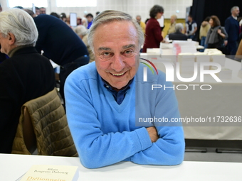 Allain Bougrain Dubourg attends the first book fair in Valence, Drome, on November 2, 2024. (