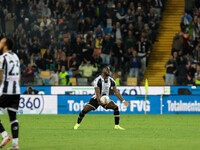 Keinan Davis of Udinese participates in the Italian Serie A Enilive soccer championship football match between Udinese Calcio and Juventus F...