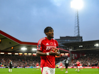 Anthony Elanga of Nottingham Forest participates in the Premier League match between Nottingham Forest and West Ham United at the City Groun...