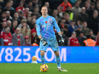 Matz Sels is the Nottingham Forest goalkeeper during the Premier League match between Nottingham Forest and West Ham United at the City Grou...