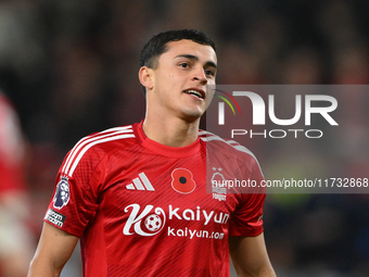 Ram?n Sosa of Nottingham Forest reacts after a missed opportunity at goal during the Premier League match between Nottingham Forest and West...