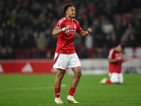 Eric da Silva Moreira of Nottingham Forest celebrates victory during the Premier League match between Nottingham Forest and West Ham United...