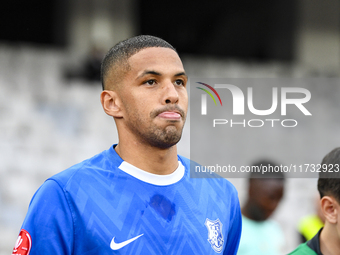 Rivaldinho plays during the Romanian Cup match between Sanatatea Cluj and Farul Constanta at Cluj Arena in Cluj, Romania, on October 31, 202...