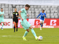 Razvan Lazar is in action during the Romanian Cup match between Sanatatea Cluj and Farul Constanta in Cluj, Romania, on October 31, 2024, at...