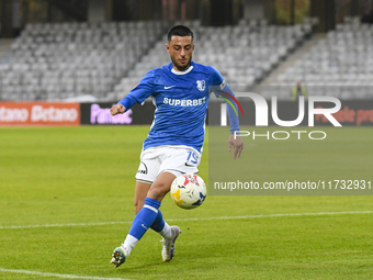 Robert Mustaca participates in the Romanian Cup match between Sanatatea Cluj and Farul Constanta at Cluj Arena in Cluj, Romania, on October...