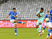 Victor Dican participates in the Romanian Cup match between Sanatatea Cluj and Farul Constanta in Cluj, Romania, on October 31, 2024, at Clu...