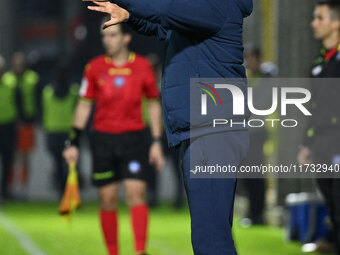 Gianluca Grassadonia coaches S.S. Lazio during the 8th day of the Serie A Femminile eBay Championship between S.S. Lazio and F.C. Como at th...