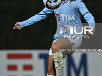 Clarisse Le Bihan of S.S. Lazio is in action during the 8th day of the Serie A Femminile eBay Championship between S.S. Lazio and F.C. Como...