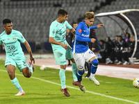 Luca Basceanu plays during the Romanian Cup match between Sanatatea Cluj and Farul Constanta at Cluj Arena in Cluj, Romania, on October 31,...