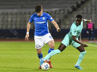 Gabriel Buta is in action during the Romanian Cup match between Sanatatea Cluj and Farul Constanta at Cluj Arena in Cluj, Romania, on Octobe...