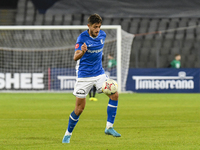 Victor Dican participates in the Romanian Cup match between Sanatatea Cluj and Farul Constanta in Cluj, Romania, on October 31, 2024, at Clu...