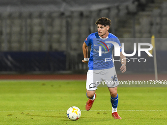 Gabriel Buta is in action during the Romanian Cup match between Sanatatea Cluj and Farul Constanta at Cluj Arena in Cluj, Romania, on Octobe...