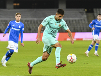 Catalin Cret is in action during the Romanian Cup match between Sanatatea Cluj and Farul Constanta at Cluj Arena in Cluj, Romania, on Octobe...