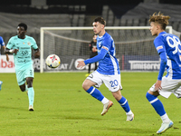 Eduard Radaslavescu is in action during the Romanian Cup match between Sanatatea Cluj and Farul Constanta at Cluj Arena in Cluj, Romania, on...