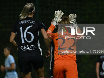 Astrid Gilardi of F.C. Como Women participates in the 8th day of the Serie A Femminile eBay Championship between S.S. Lazio and F.C. Como at...