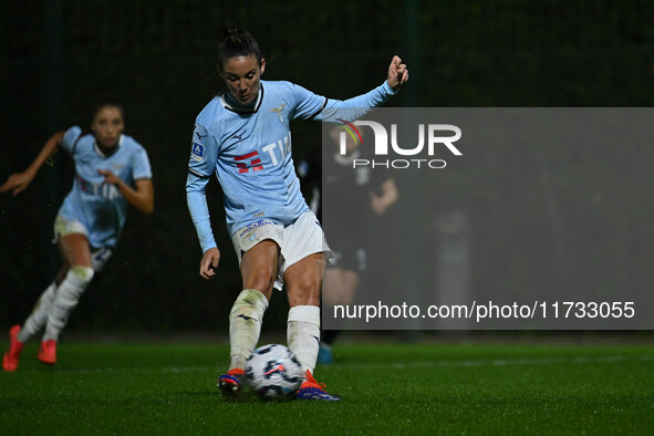 Clarisse Le Bihan of S.S. Lazio is in action during the 8th day of the Serie A Femminile eBay Championship between S.S. Lazio and F.C. Como...