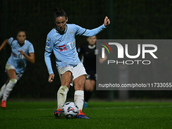 Clarisse Le Bihan of S.S. Lazio is in action during the 8th day of the Serie A Femminile eBay Championship between S.S. Lazio and F.C. Como...