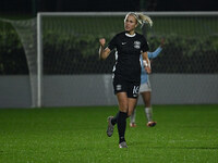 Julia Karlernas of F.C. Como Women celebrates after scoring the goal of 0-1 during the 8th day of the Serie A Femminile eBay Championship be...