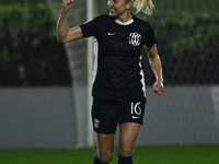 Julia Karlernas of F.C. Como Women celebrates after scoring the goal of 0-1 during the 8th day of the Serie A Femminile eBay Championship be...