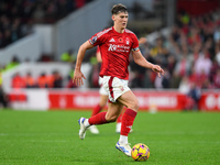 Ryan Yates of Nottingham Forest participates in the Premier League match between Nottingham Forest and West Ham United at the City Ground in...