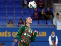 Margherita Monnecchi plays during the match between FC Barcelona Women and SD Eibar Women, corresponding to week 8 of the Liga F, at the Joh...