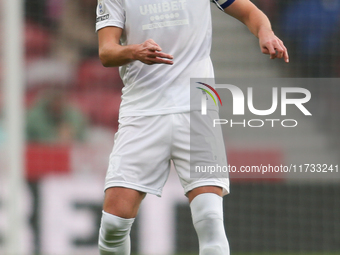 Luke Ayling of Middlesbrough participates in the Sky Bet Championship match between Middlesbrough and Coventry City at the Riverside Stadium...