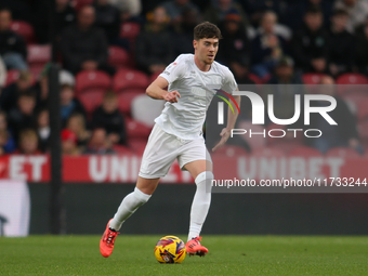 Hayden Hackney plays during the Sky Bet Championship match between Middlesbrough and Coventry City at the Riverside Stadium in Middlesbrough...