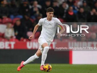 Hayden Hackney plays during the Sky Bet Championship match between Middlesbrough and Coventry City at the Riverside Stadium in Middlesbrough...