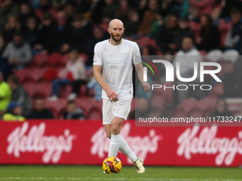 Matthew Clarke of Middlesbrough during the Sky Bet Championship match between Middlesbrough and Coventry City at the Riverside Stadium in Mi...