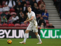 George Edmundson of Middlesbrough participates in the Sky Bet Championship match between Middlesbrough and Coventry City at the Riverside St...