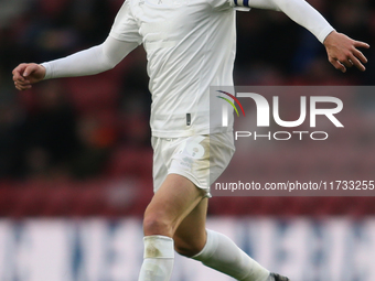 Jonathan Howson of Middlesbrough plays during the Sky Bet Championship match between Middlesbrough and Coventry City at the Riverside Stadiu...